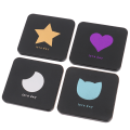 Miniatyrbillede 3 af 8: 1 PC bærbare hånd mini makeup spejle Dobbeltsidet kompakt spejl Heart