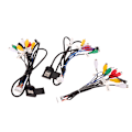 Miniatyrbillede 3 af 8: Bilradiokabel 20-pin RCA-udgang AUX ledningsnet Ledningstilslutning 7 Head