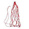 Miniatyrbillede 1 af 5: Nylon Haylage Net Small Holed Hay Net Haynet Holdbar Hestepleje Red