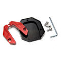 Pikkukuva 8 / 8: Skootteri Moottoripyörä Pyörän Kickstand Extender Jalka Side Stand Exte Black