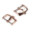 Miniatyrbillede 3 af 5: Rustfrit stål Ur Pin Spænde Læder Ur Band Strap Spænde Silver 16mm