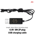 Miniatyrbilde 1 av 8: 3,6V 4,8V 6V 7,2V NiMH batteri USB-lader for fjernkontroll A5