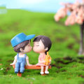 Miniatyrbillede 4 af 5: 1 Sæt figurer Elskerpar DIY Mini Fairy Garden Ornament Doll C A2