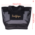 Miniatyrbillede 1 af 8: Makeup Brush Travel Case Kosmetisk toilettaske Organizer Mesh K B