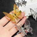 Pikkukuva 5 / 8: Liikkuva Butterfly Tupsu Hiusneula Tyttö Retro Sweet Fairy Hiusklipsi A4