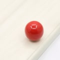 Miniatyrbild 1 av 7: Kulformad keramisk knopp / Barnrumsbyteknopp 33mm Cab red