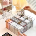 Pikkukuva 3 / 8: Card Kpop Photocard Säilytyslaatikko Valokuvakorttien organizer A2