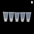 Miniatyrbilde 1 av 8: 5 stk Makeup Clear Plastic Lip Gloss Container Refillable Bottl 10ml