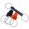 Miniatyrbilde 8 av 8: Elastisk justerbar bagasjestropp Bærestropp Bagasjestrikk L A4
