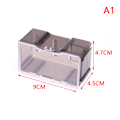 Miniatyrbillede 1 af 8: 1/64 Diecast Model Bil Opbevaringsboks Med Fasteners Tilsluttes A1