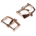 Miniatyrbillede 5 af 5: Rustfrit stål Ur Pin Spænde Læder Ur Band Strap Spænde Silver 18mm