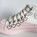 Pikkukuva 1 / 8: Charm Tassel Heart Riipus saappaiden kenkäketjukorut trendikkäälle S H