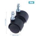 Pikkukuva 1 / 8: 1 pari 1,5 tuuman universal pyörivä pyörätuoli C 1Pair