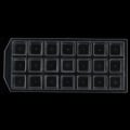 Miniatyrbilde 1 av 8: 21Grid Ice Cube Pudding Maker Mold Kjøleskap Ice Mold Skuff