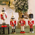 Miniatyrbilde 2 av 5: 1 Stk 13CM Nøtteknekker Puppet Soldat Juldekor Dukkeanheng
