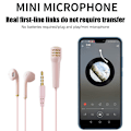 Pikkukuva 7 / 8: 3,5 mm:n karaoke-mikrofoni, kuuloke, ministereokuuloke I Blue
