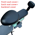 Miniatyrbillede 1 af 8: PU El-cykelsædebetræk Batteri Bilcykel Universal Se Black 3PCS