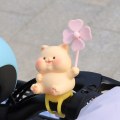 Miniatyrbillede 4 af 8: Wind Broken Bicycle e Little Pink Pig Propeller Vindbrydende A2