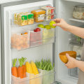 Pikkukuva 8 / 8: Jääkaappi Fresh Storage Box Jääkaapin sivuovi Hedelmävihannes 5pcs