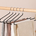 Miniatyrbild 3 av 8: Metal Open-end Non-Slip Slacks Byxhängare Byxhängare Org Gray