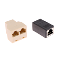 Miniatyrbillede 8 af 8: RJ45-stik 1-til-2-vejs LAN Ethernet-kabel Netværk Cate6 Spli A