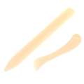 Pikkukuva 8 / 8: 2kpl Bone Folder Craft Tools Nahka uurrettu Taitettava rypytys P