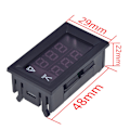 Miniatyrbillede 3 af 5: DC 10A Voltmeter Amperemeter LED Meter Måler Bil Motocykel Spænding