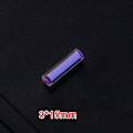 Miniatyrbillede 1 af 5: 1PC Glas lysende rør fingerspids gyro lysende stang udendørs sig Purple