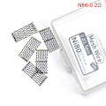 Pikkukuva 1 / 5: 5/10 kpl 6 mallia Mesh Style Heating Coil For Replacement Prebui N86-0.2Ω