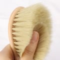 Miniatyrbillede 4 af 5: Træbørste Kam Hals Ansigt Duster Barber Hår Fejning ting St A2