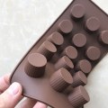 Miniatyrbillede 3 af 7: Silikoneform Slik Chokoladeform Bagepande Jello Peanut But