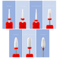Miniatyrbillede 4 af 8: 1 STK keramisk wolfram neglebor fil til elektrisk manicure A18
