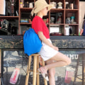 Miniatyrbilde 5 av 8: 210D Polyester Vanntett Sammenleggbar Bundle Pocket Shop Ryggsekk Yellow