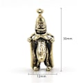Miniatyrbild 5 av 5: Retro mässing Banana Man Creative Keychain Pendant Desktop Orname