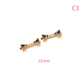 Miniatyrbillede 1 af 5: Armbåndsur i rustfrit stål med buet endearmbånd C3