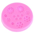 Miniatyrbillede 1 af 8: Daisy Silikone Forme Blomster Silikone Kageform Bryllupskage også Pink