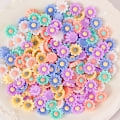 Pikkukuva 1 / 8: 50 kpl 3D Mini Flower Flatback Resin tarvikkeet Tee-se-itse askartelupuhelin 02
