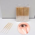 Miniatyrbillede 2 af 5: 30/60 stk. Engangs længere bomuldspindebørste Fnugfri Micro Br 30PCS
