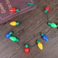 Christmas Novelty LED-lampor glödande Christmas Light Bulb Neckl
