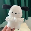 Miniatyrbillede 1 af 8: 1 stk/sæt plys nøglering e dukke pige diy plys taske vedhæng Bib Sc A4