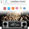 Miniatyrbild 5 av 5: Bluetooth Retro Bilradio MP3-spelare Stereo USB AUX Classic