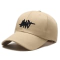 Miniatyrbilde 8 av 8: Broderi Brev Høst Vinter Baseball Cap Herre Dame Justerab Brown