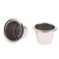 Miniatyrbillede 2 af 5: Nespresso rustfrit stål genopfyldelig kaffekapselkaffe