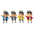 Miniatyrbild 6 av 8: PVC Staty Modell Docka Crayon Shin-chan Figur Nohara Shinosuke Red