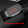 Miniatyrbillede 4 af 5: 2 i 1 Universal Motorcykel Elektronisk Ur Voltmeter IP67 Red