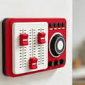 Miniatyrbild 3 av 8: Retro Spelkonsol Joystick Switch 3D-utskriftspaneluttag Con A3
