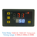 Miniatyrbilde 1 av 8: DC 12V 20A Digital Display Tidsforsinkelse Relé Timing Timer Cyclin