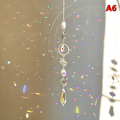 Miniatyrbillede 7 af 7: Vedhæng Have Suncatcher Vindklokker Rainbow Prism Crystal Cha A1