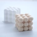 Miniatyrbillede 4 af 8: Ny 3D Cube Candle Form DIY Rund Cube Candle Form 3D Silikone A