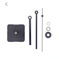 Miniatyrbillede 1 af 5: Silent Clock Viser Quartz Vægur Mekanisme Bevægelse Black